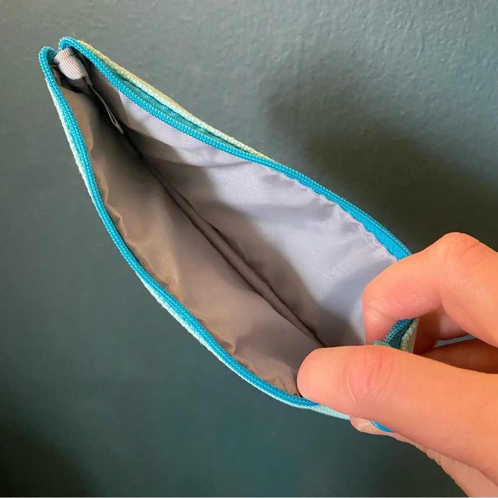 Morning Glory Light Blue Pencil Case with Yellow Cherry Logo Patch